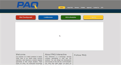 Desktop Screenshot of paqinteractive.com